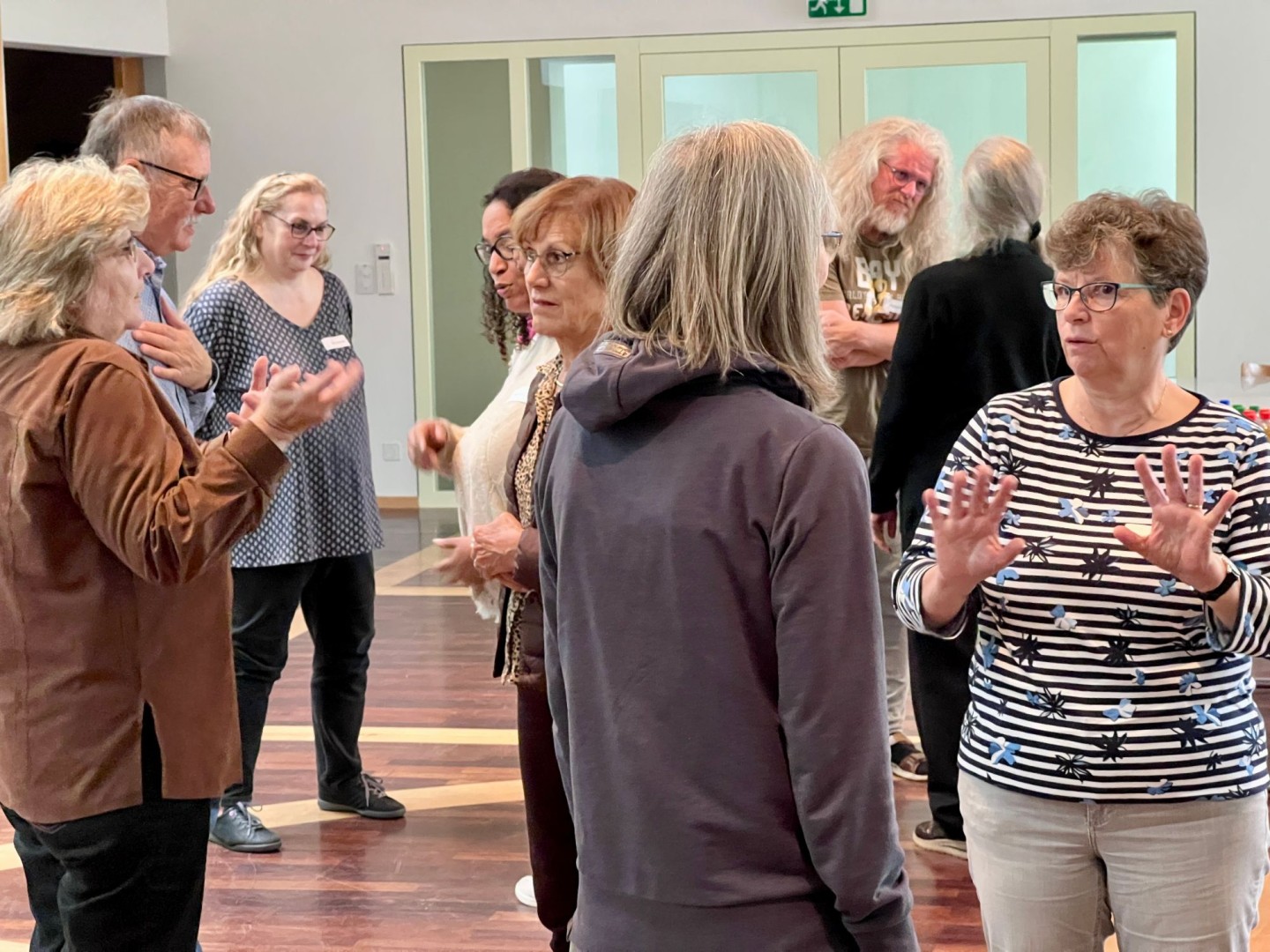 Interaktive Kommunikationsübung_Foto Tobias Dietrich